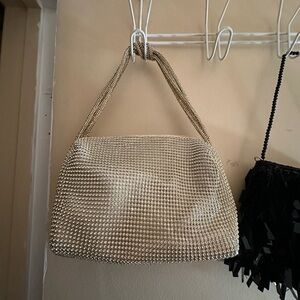 Windsor Gold rhinestone Clutch